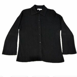 Reformation Fantino Cashmere Collared Cardigan